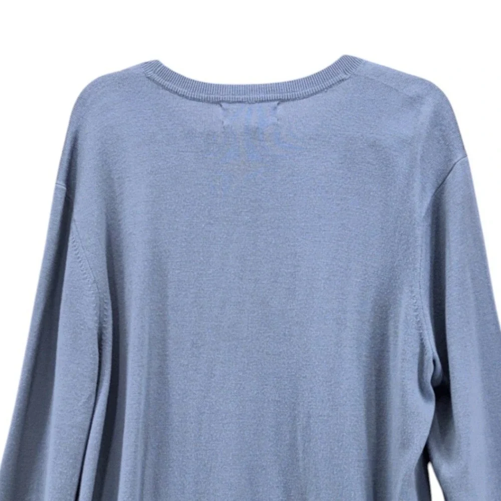 Banana Republic Mens Sweater XL 100% Extra Fine Italian Merino Washable Durable